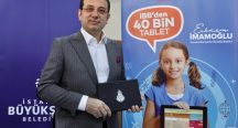 40 bin tablet dağıtımını başlatan İmamoğlu: ” Zor günleri dayanışmayla aşacağız”