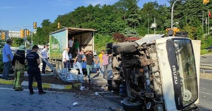 Beykoz’da korkunç kaza! 1’i bebek 4 kişi yaralı